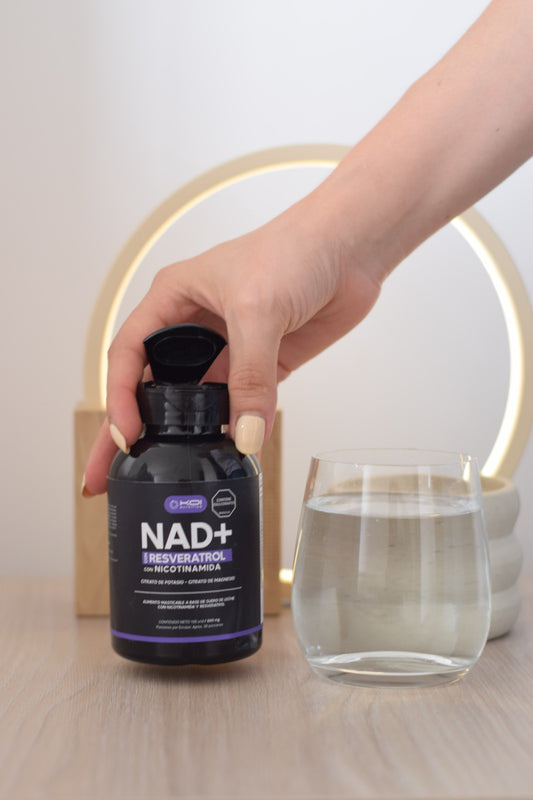 NAD+ Resveratrol - Energía celular con antioxidantes