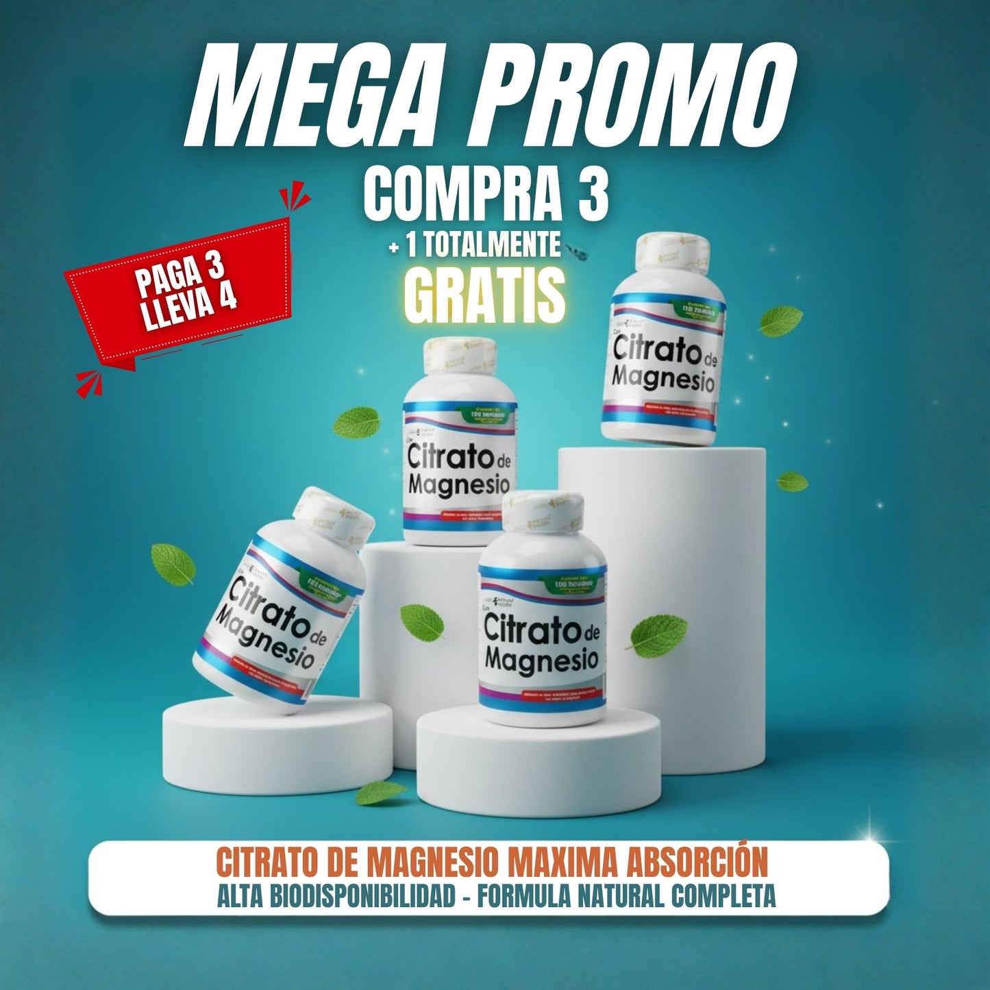 CITRATO DE MAGNESIO: LA FORMA MÁS BIODISPONIBLE Y EFECTIVA DEL MERCADO, MEJORA TU DIGESTIÓN, SUEÑO Y ENERGÍA NATURALMENTE.