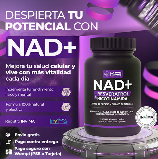 Nad Resveratrol Energia y vitalidad
